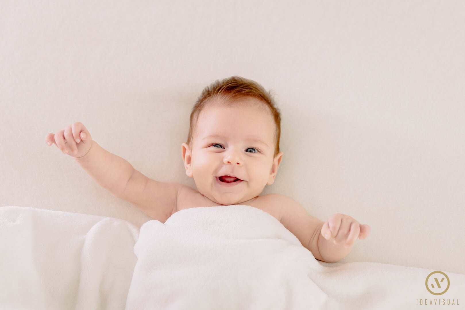 Servizio fotografico per neonati in casa