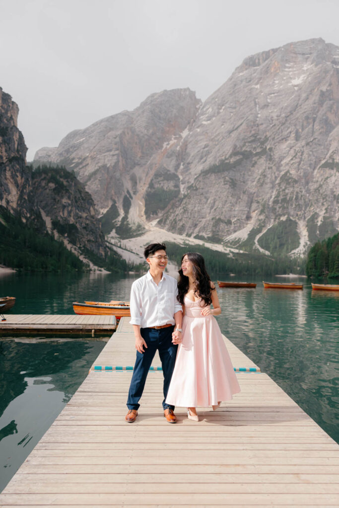 dreamy Lake Braies proposal